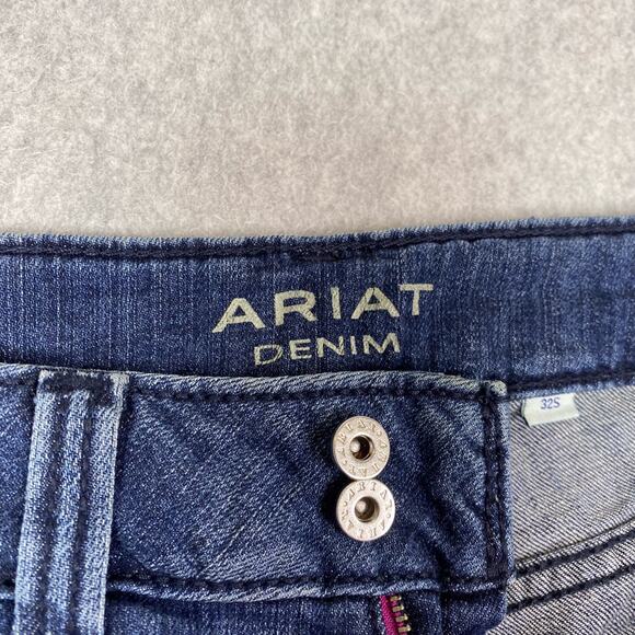 Ariat Women's Trouser 32S Mid Rise Stretch Ella Wide Leg Jean - Picture 10 of 12